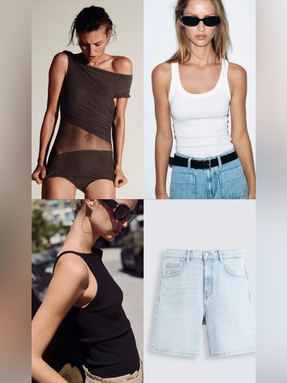 ZARA Summertime bundle/ tops/ swim and shorts